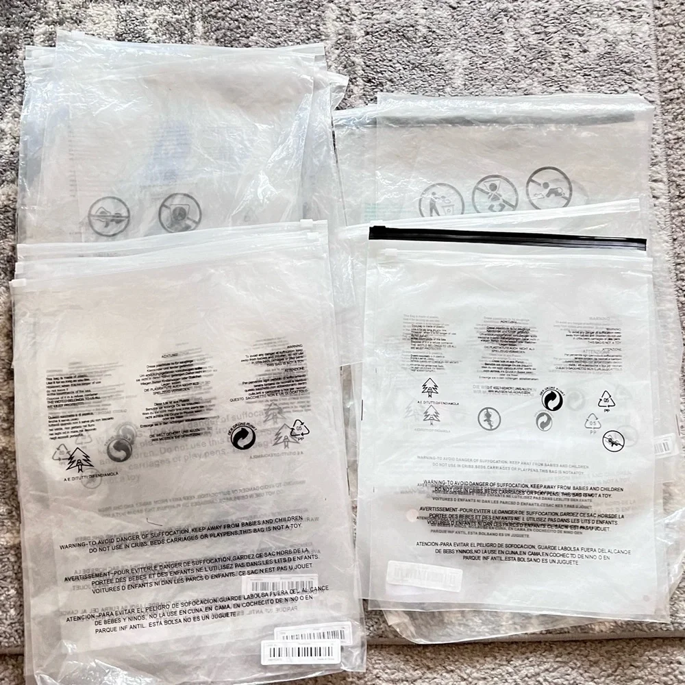 20 ct Save the Planet Assorted Used Poly Shirt Bags